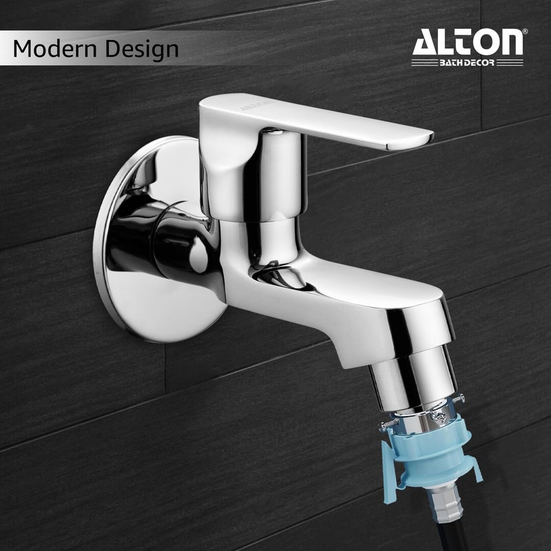 ALTON FAM3320WM Brass Washing Machine Bib Cock with Wall Flange Washing Machine Tap Chrome - Image 3