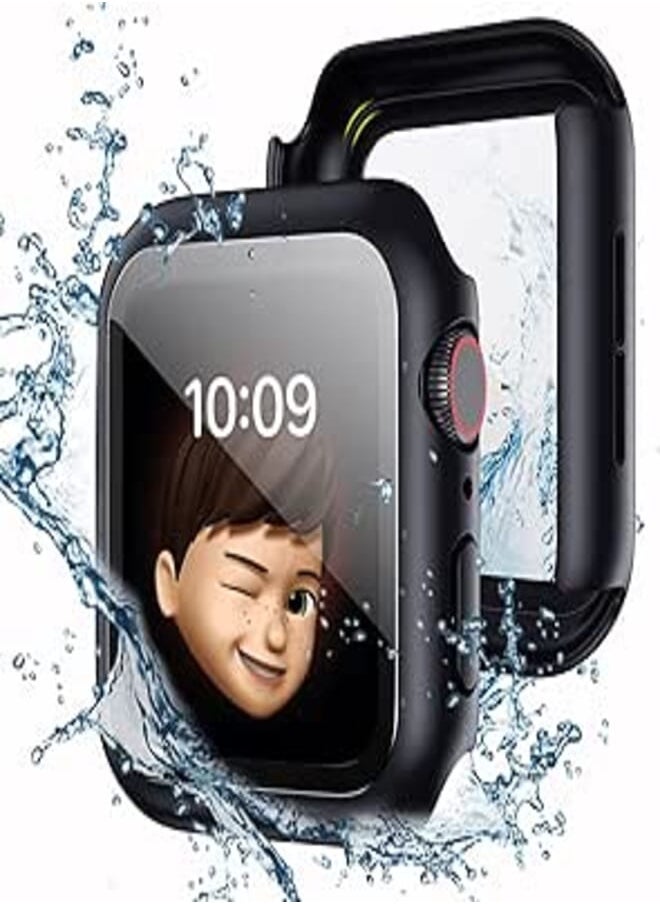 Tensea - Tensea for Waterproof Apple Watch Screen Protector Case SE2 Series SE 6 5 4 40mm Accessories, iWatch Protective PC Face Cover Built-in Tempered Glass Film, Sweatproof Bumper for Women Men 40 mm - Image 1
