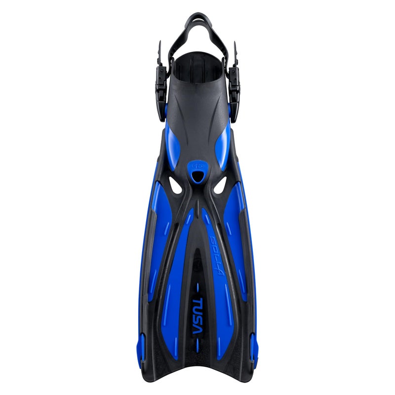 TUSA SF-22 Solla Open Heel Scuba Diving Fins, Medium, Cobalt Blue - Image 3