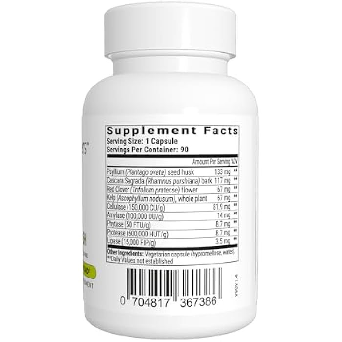 BIOptimizers Herbal Power Flush - Extra Strength Digestive Cleanse - Eliminate Toxins Improve Bowel Digestion - Bloating Discomfort Relief for Adults - 90 Capsules - Image 3