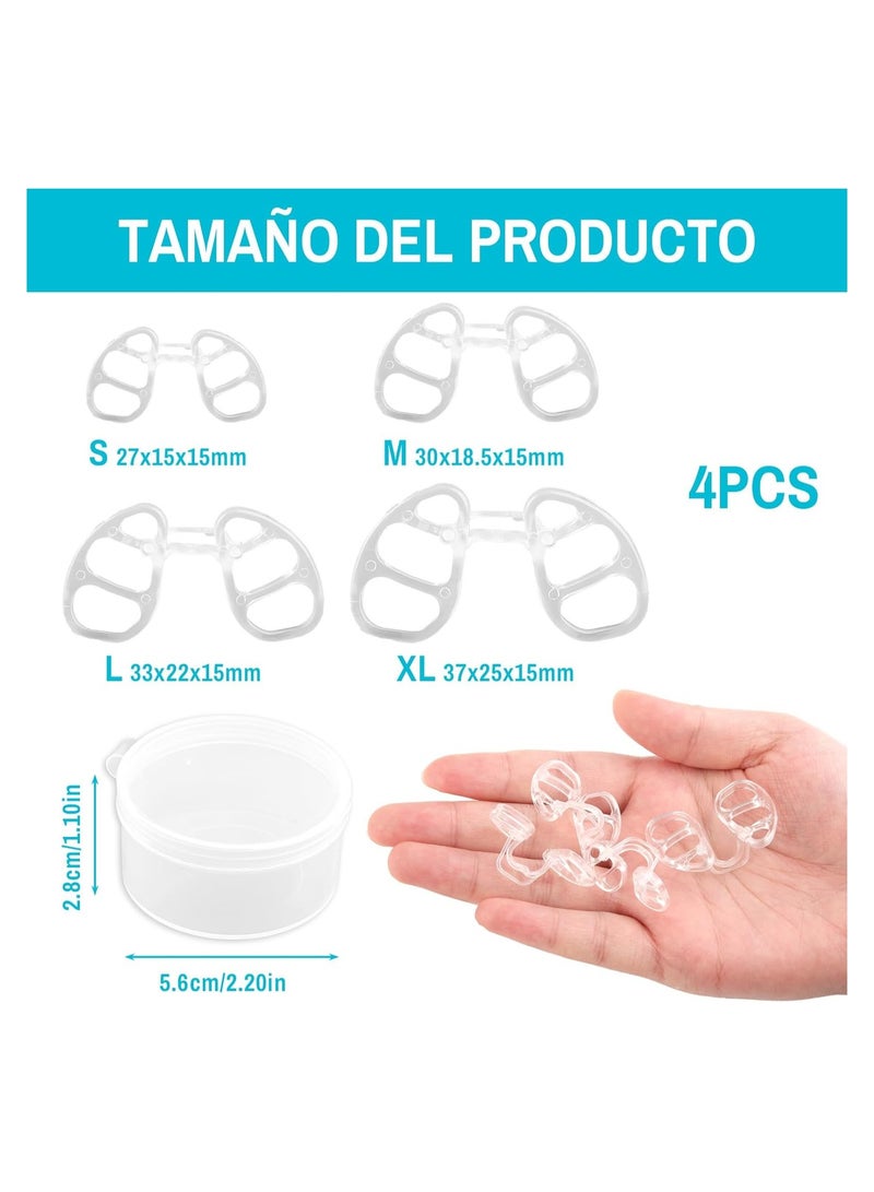 SOLARAE 4 Silicone Mute Nasal Dilator for Snore Reduction - Anti-Snoring Aid Solution - 4 Sizes, Improve Airflow - Breathe Better, Sleep Better, Comfortable Nose Vents, Breathing Aids for Better Sleep - Image 2