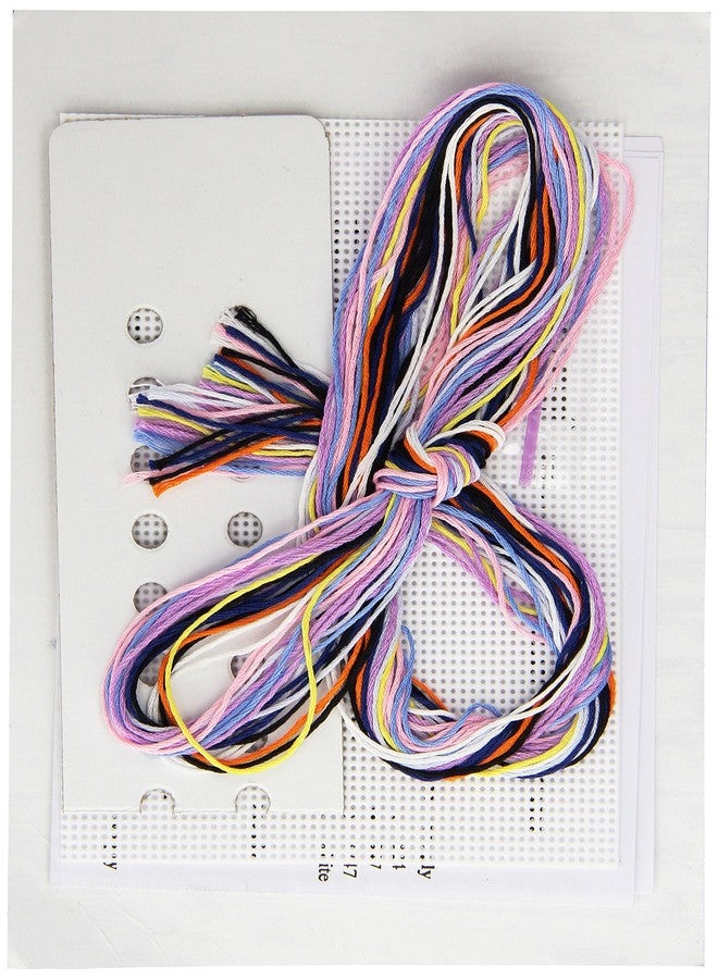 Janlynn/Holiday Wizzers Counted Cross Stitch Kit 3"X2.25" - Snowman with Scarf (14 Count) - Image 2