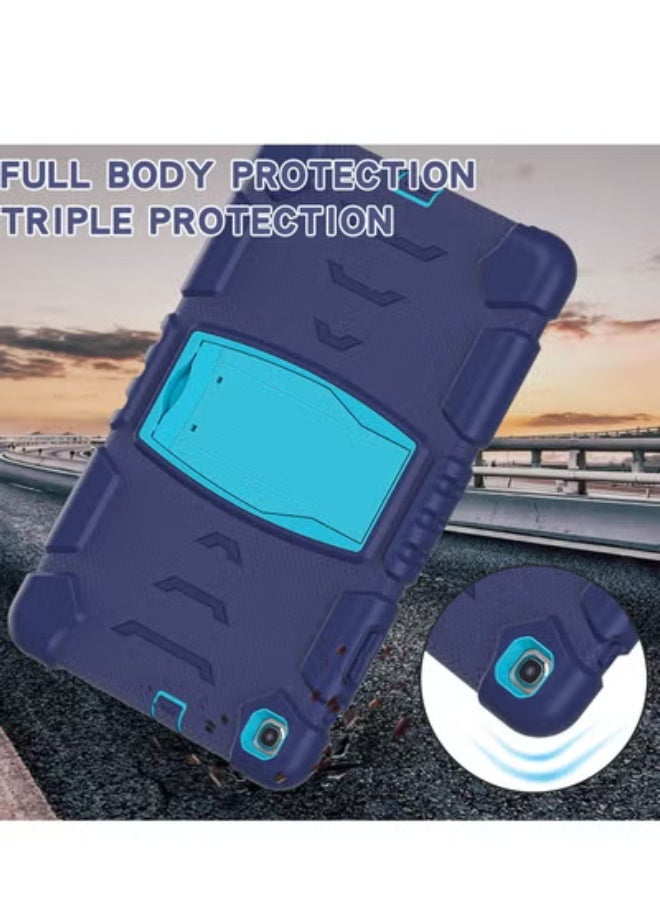 جولف لينك غطاء حماية خلفي من جلف لينك لجهاز سامسونج تاب A T510/T515 مقاس 10.1 بوصة، باللونين الأزرق الداكن والأزرق. - Image 4