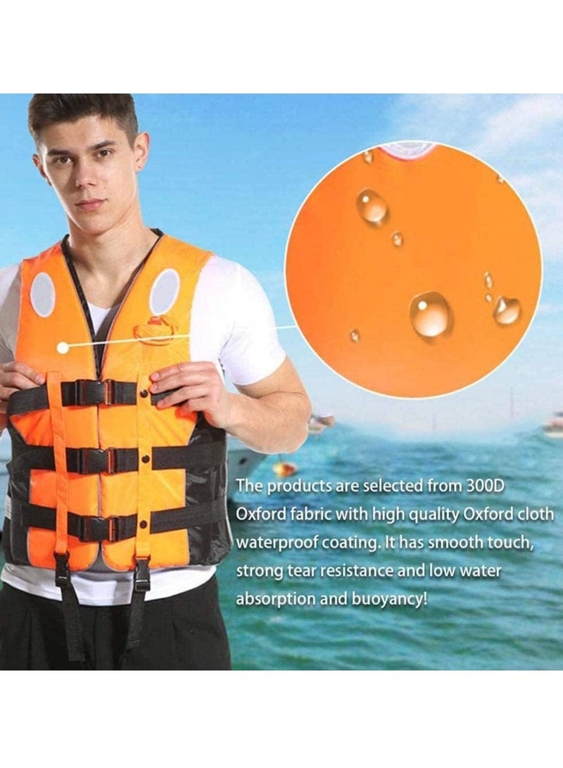 ريبنيو سترة سباحة احدث موديل سترات السلامة مقاس XL (برتقالي) - Image 3