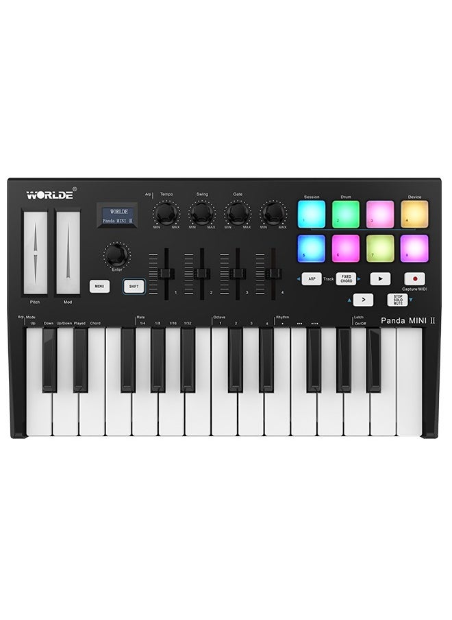 Midi Controller,25 Keys Portable USB Midi Keyboard with RGB Backlit Colorful Drum Bea - pzsku/ZB4376F2ED3C36E0E5C23Z/45/_/1725353499/f4d7dc9e-e20d-4c3c-9229-423f5f004469