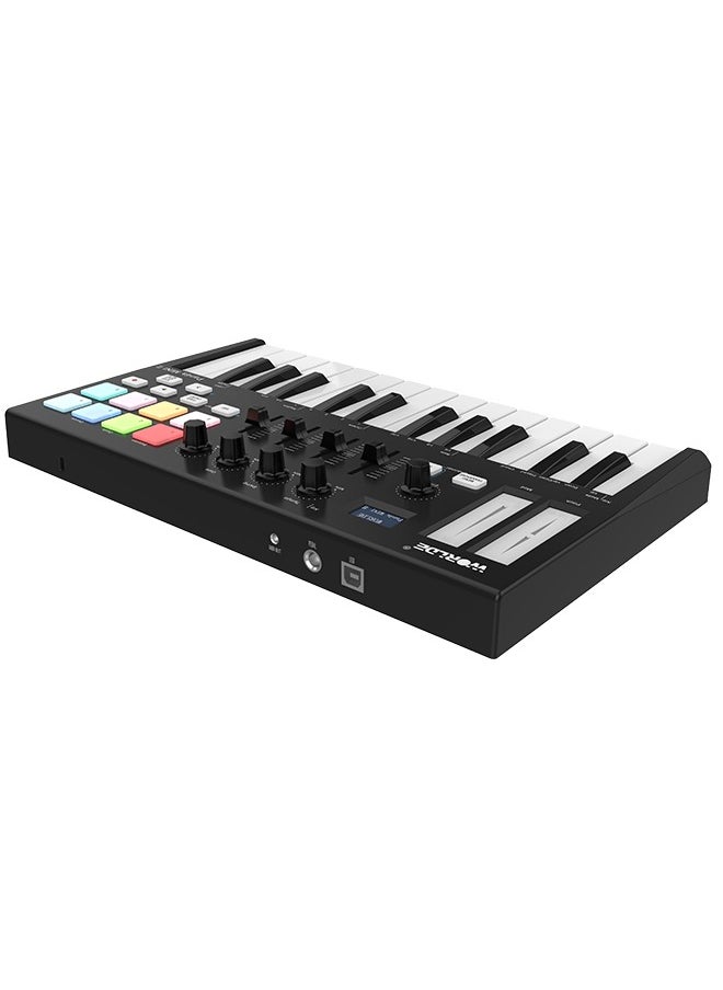 Midi Controller,25 Keys Portable USB Midi Keyboard with RGB Backlit Colorful Drum Bea - pzsku/ZB4376F2ED3C36E0E5C23Z/45/_/1725353509/f9f2801e-8756-42eb-b3d2-681a9d32695e