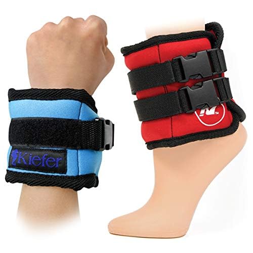 Kiefer أوزان كاحل / معصم كيفر، زوج 2.5 رطل لكل منهما، أحمر (811400-5) - Image 4
