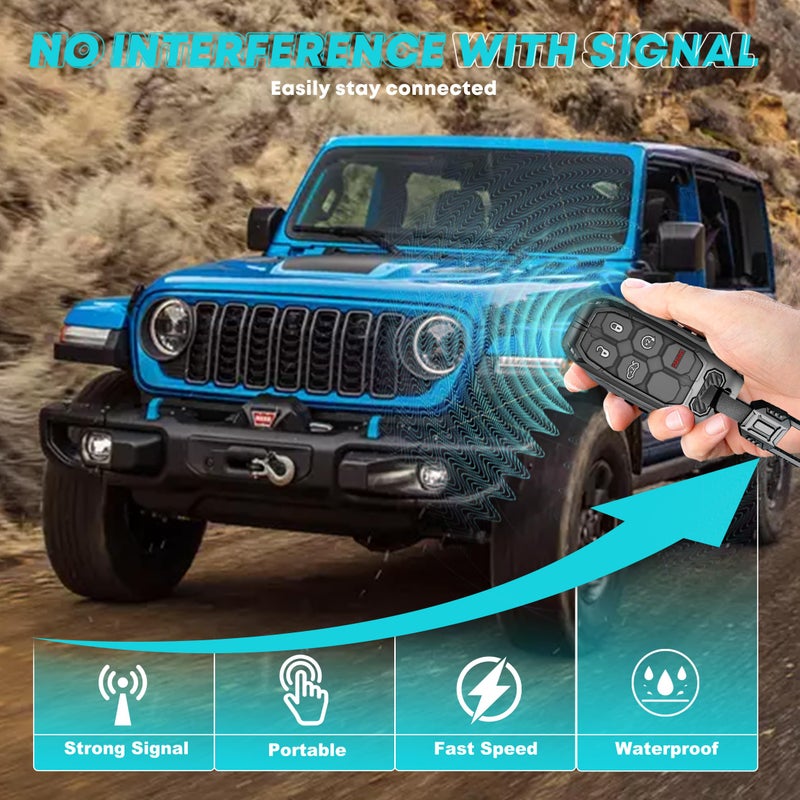 OMU Metal Key Fob Cover Case Compatible with Jeep Grand Cherokee Renegade Dodge Durango Challenger Wrangler Patriot Grand Commander Journey Fiat Dart Chrysler 200 300 (Black) - Image 5