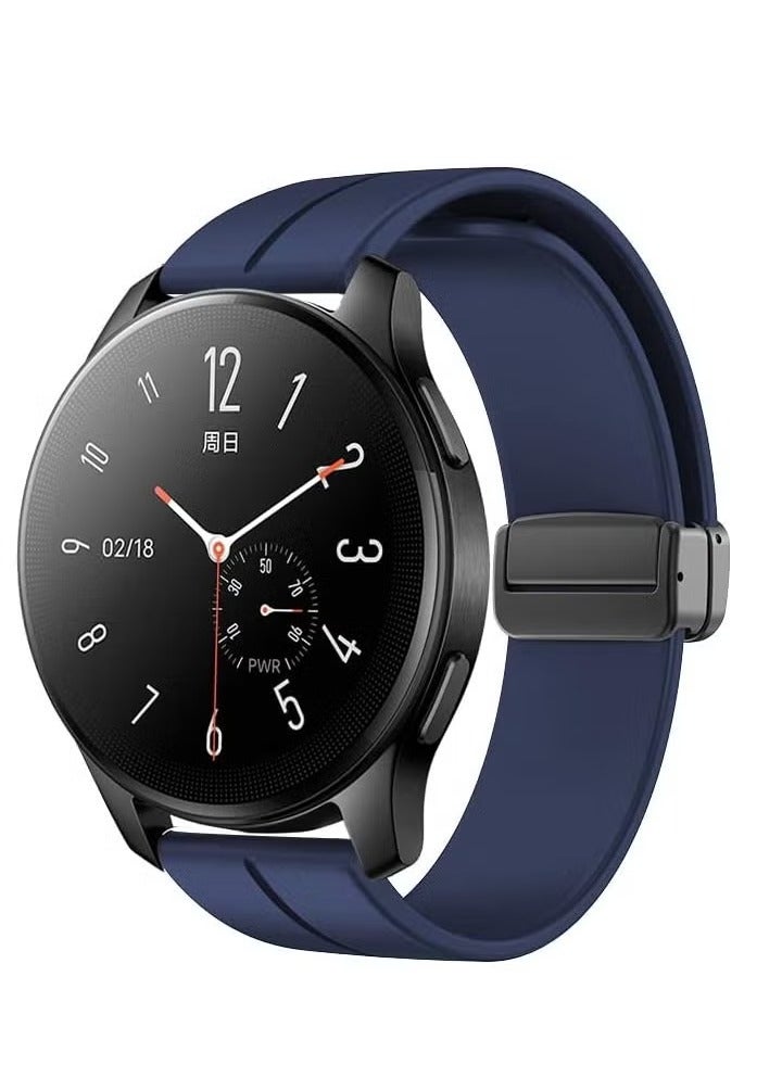 MIGOFAST Magnetic Watch Band 16mm 18mm 19mm 20mm 22mm Soft Silicone Sport Watch Band for Men Women - Image 3