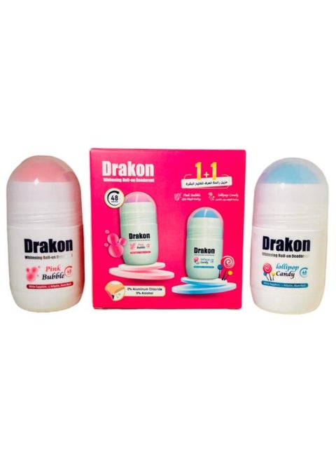 Deodorant 1+1 Different Pieces To Lighten The Skin