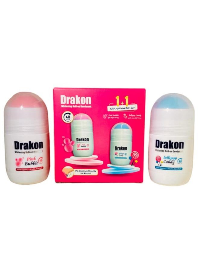 Deodorant 1+1 Different Pieces To Lighten The Skin