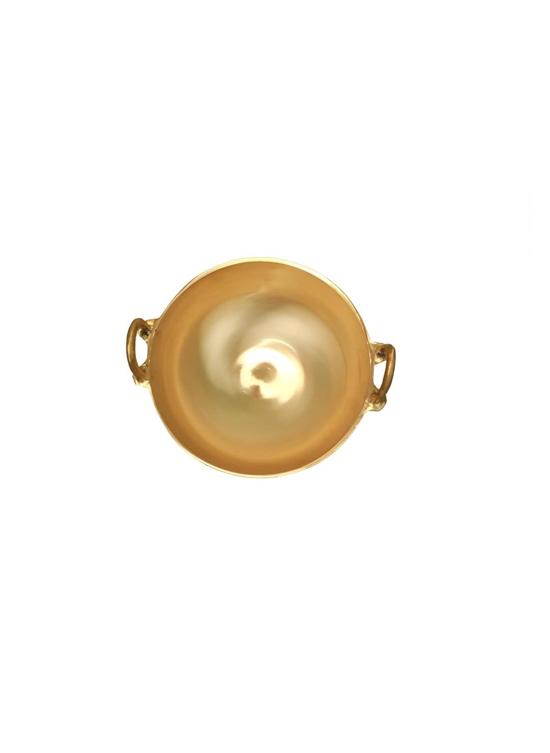 PUYANGAM PUYANGAM Pure Bronze Kadai for Cooking Pot Healthy Indian Cooking Pot Traditional Cooking Pot 30 CM  - Image 2