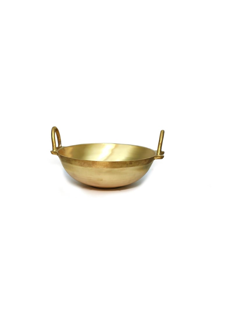 PUYANGAM PUYANGAM Pure Bronze Kadai for Cooking Pot Healthy Indian Cooking Pot Traditional Cooking Pot 30 CM  - Image 3