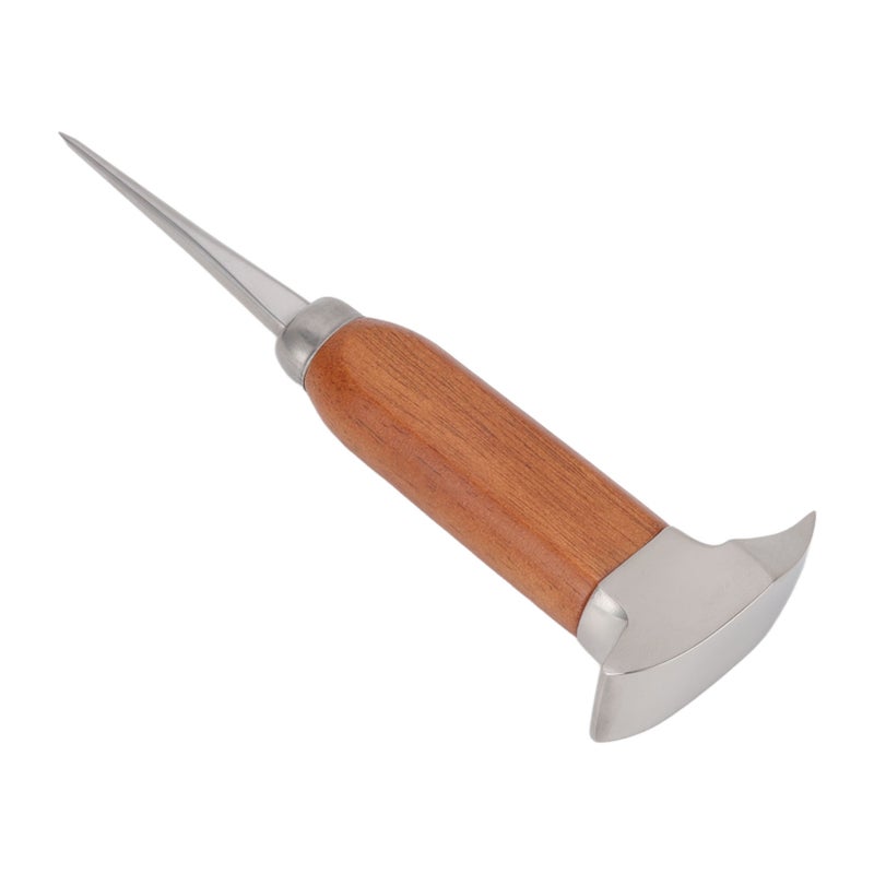 304 Stainless Steel Ice Chisel Wooden Handle Ice Chipper Hand Ice Removal Pick for Home Use - Image 3
