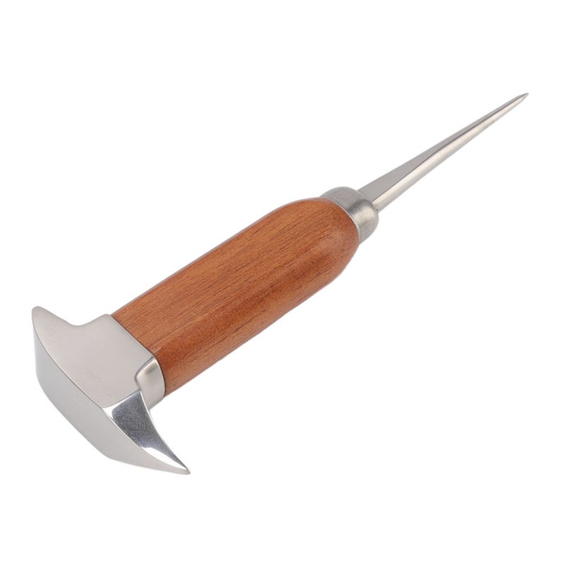 304 Stainless Steel Ice Chisel Wooden Handle Ice Chipper Hand Ice Removal Pick for Home Use - Image 4