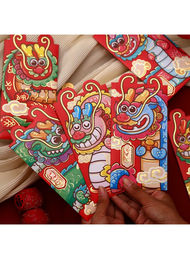 Red Encapsulated New 2025 Year Of The Snake Cute New Year Universal Red Envelope Bag Leigh Encapsulation Creative Large New Year - Image 3