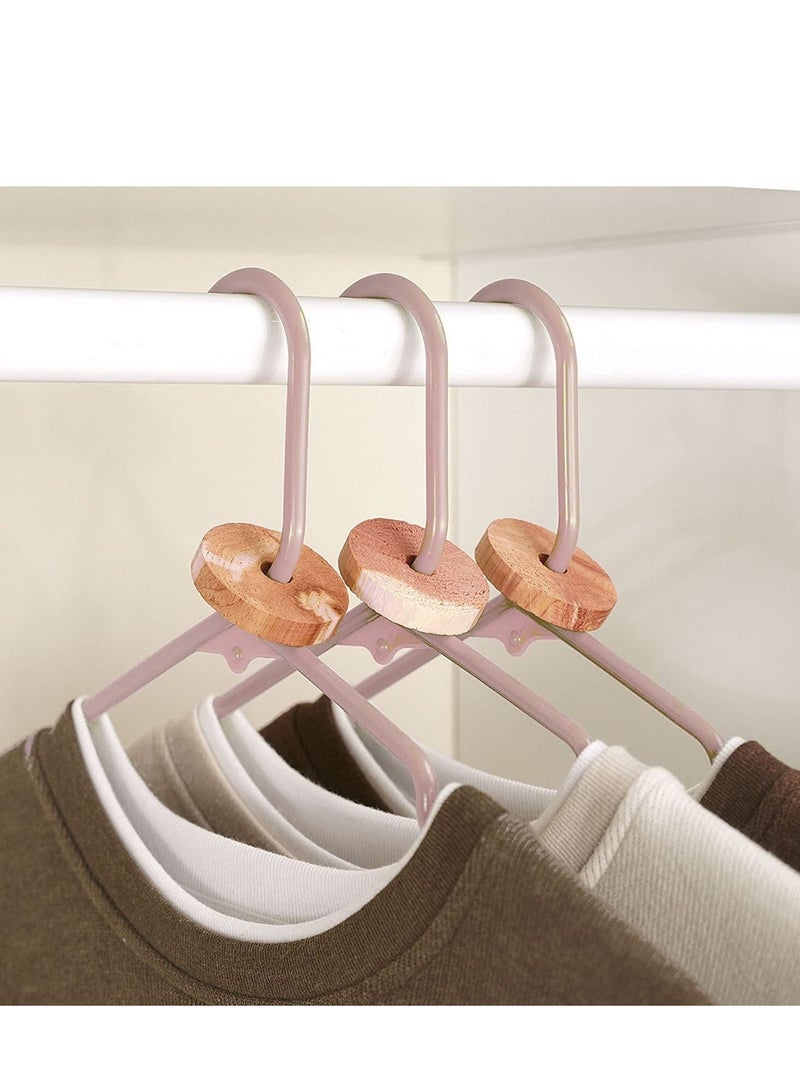 Y&D Cedar Wood Rings Moth Repellent Organic Chemical-Free Anti-Mite Mold Agent Hanging Blocks  - Image 2