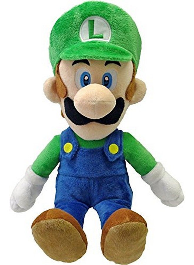 Little Buddy 1584 Super Mario All Star Collection - 1584 - Luigi Medium Stuffed Plush, 15", Multi-Colored - Image 2