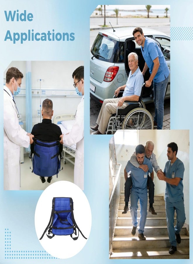 COSYOO Patient Lift Transfer Pad for Stairs, 260lbs Stair Slide Board Assist with Reinforced Handles & Buckles, Safety Transport Sling for Seniors, Disabled, Wheelchair & Bed Evacuation - Image 5