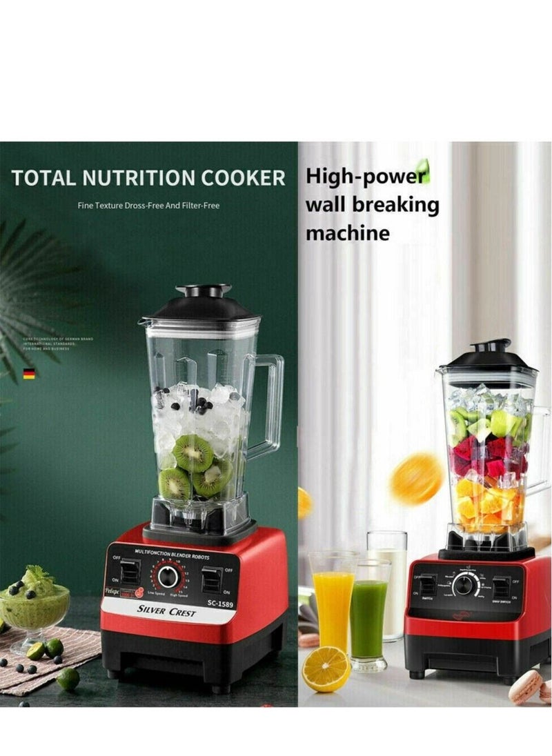 2.5L 4500W BPA Free Heavy Duty Blender Mixer Electric High Speed Juicer Food Processor Ice 2.5L 4500W BPA Free Heavy Duty Blender Mixer Electric High Speed Juicer Food Processor Ice Smoothies Crusher