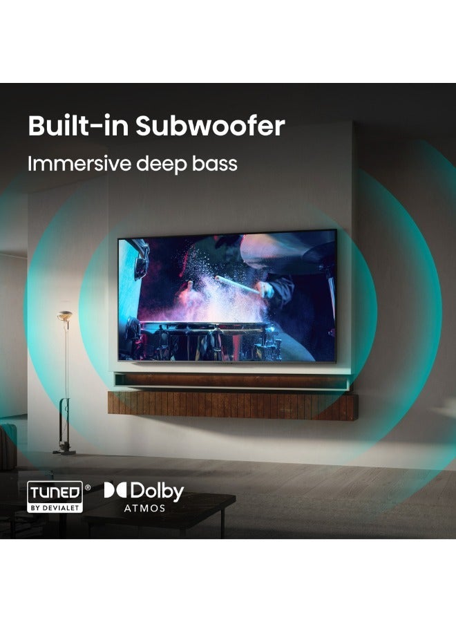 هايسنس تلفاز ذكي 55 بوصة 4K QLED 55E8S، Dolby Vision Atmos، 144Hz VRR، Mini LED، وضع الألعاب Pro، سطوع نموذجي 500 نيت، تحديث نظام التشغيل لمدة 8 سنوات - Image 5