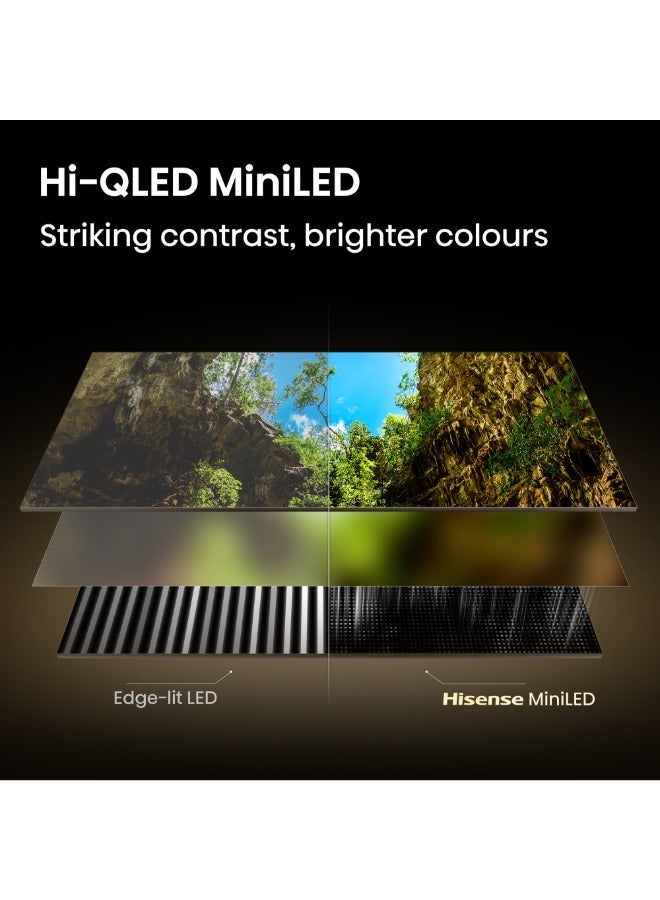 هايسنس تلفاز ذكي 55 بوصة 4K QLED 55E8S، Dolby Vision Atmos، 144Hz VRR، Mini LED، وضع الألعاب Pro، سطوع نموذجي 500 نيت، تحديث نظام التشغيل لمدة 8 سنوات - Image 3