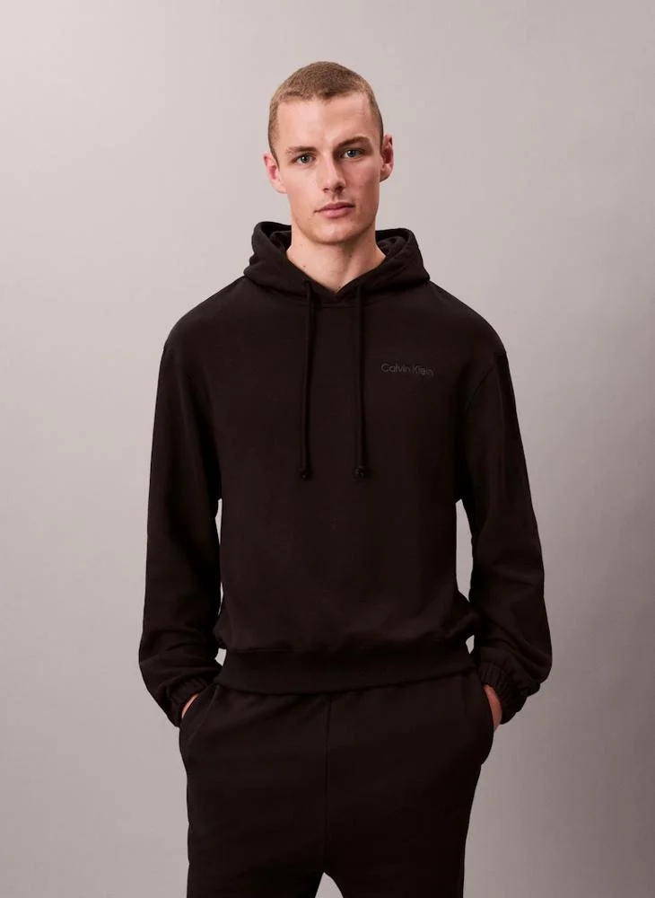 CALVIN KLEIN Cotton Terry Blend Lounge Hoodie