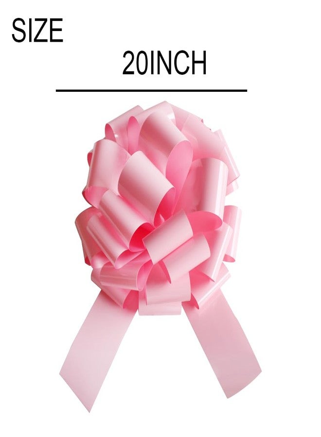 HQJAXJ 20 Inch Big Car Bow,1 Pc Giant Present Bow for Large Gift Wrapping New Houses Huge Present Birthday Christmas Decor (Pink) - Image 4