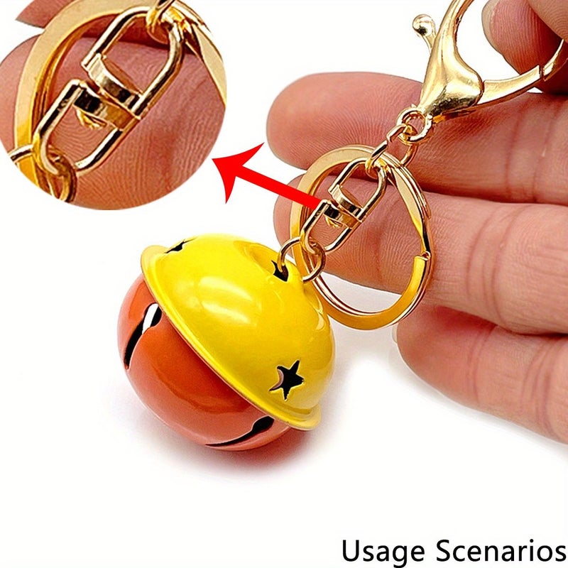 مفتاح معدني دوار بحلقات 8 قطع، 100 قطعة، لإكسسوارات الحقائب والسيارات (DIY) - Image 1