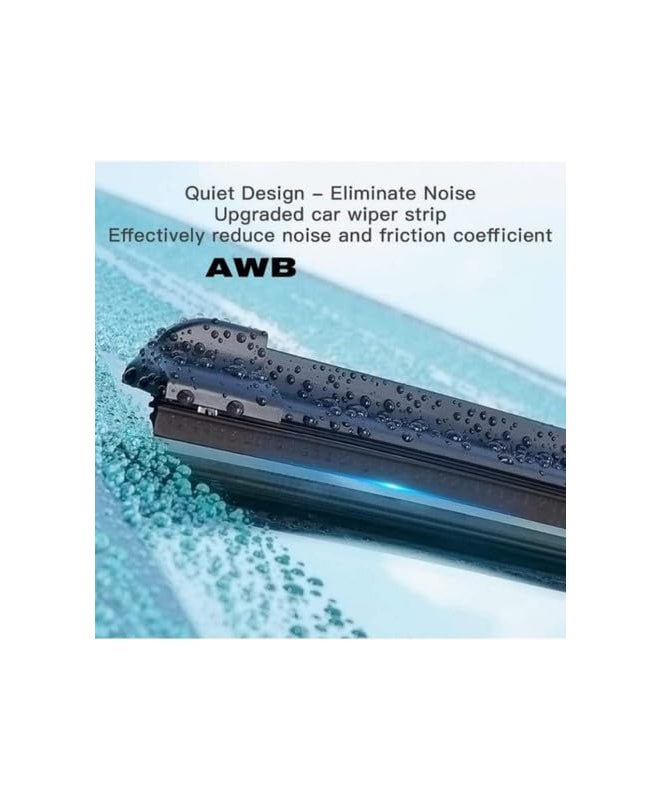 AWB® Hybrid Wiper Blades Compatible with Honda BRV (Pack of 2) - Image 3
