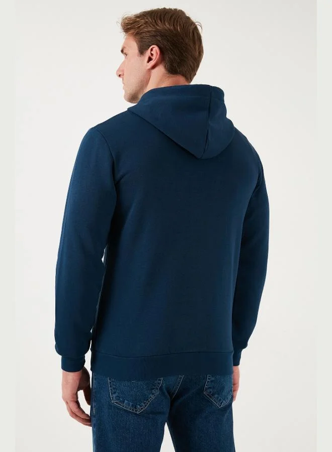 Buratti  Buratti Regular Fit Hooded Zip-Up, Fleece-Lined, Soft Brushed Winter Sweatshirt for Men 5905340 for Men | Best Price UAE