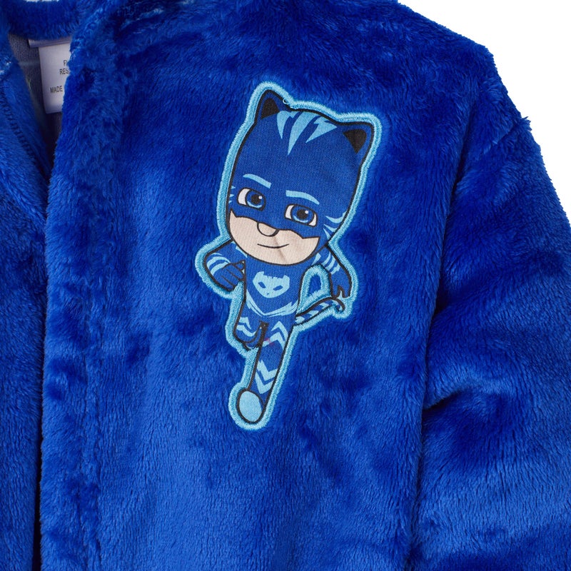 PJMASKS PJ Masks Toddler Boy's Plush Fleece Robe (4T, Catboy) - Image 3