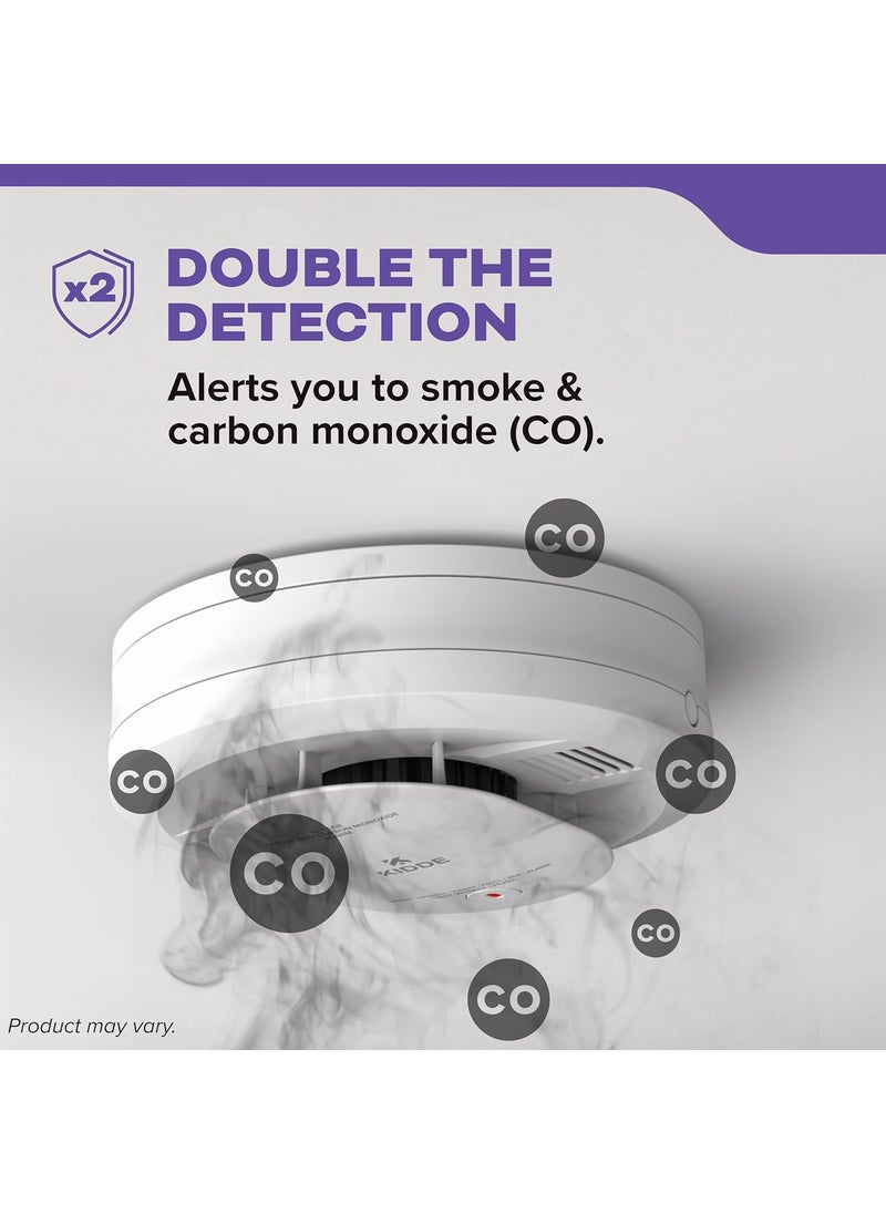 Kidde Kidde Smoke  Carbon Monoxide Detector AA Battery Powered LED Warning Light Indicators 2 Pack  - Image 3