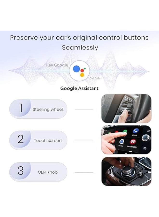 Wireless Android Auto Adapter - Compact Mini Size - Converts Wired to Wireless Android Auto - Includes USB-C Extension - Stable Control with No Delay - Image 4