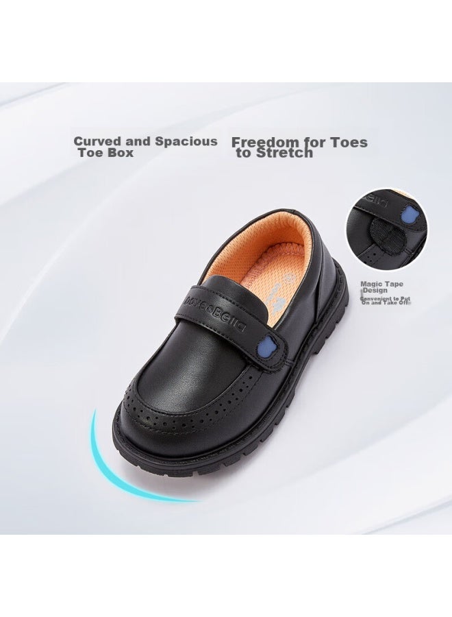 Dave & Bella Davebella Children's Leather Shoes, Boys' Black Dress Shoes, Performance Shoes, Girls' Shoes For Spring And Autumn - Image 3
