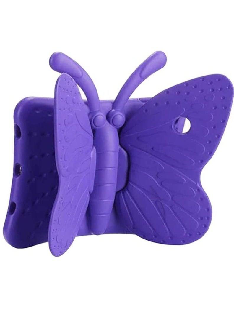 ELTRAZONE حافظة آيباد للأطفال الجيل السادس حافظة آيباد الجيل الخامس، حافظة آيباد إير 2 للأطفال تصميم فراشة لطيف حماية فائقة من الصدمات غلاف من رغوة EVA مع حامل لحماية آيباد إير/إير 2 9.7 بوصة 2017/2018 - Image 2