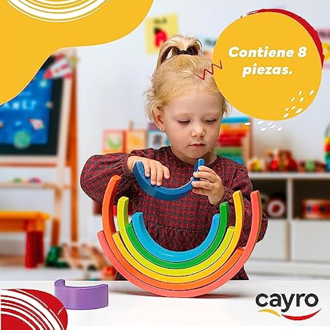 cayro Rainbow  Baby game  Development of cognitive skills  Board game 8172 - Image 4
