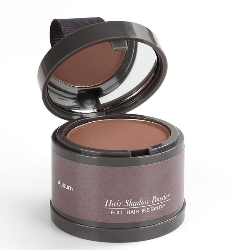 Hairline Powder Auburn  Instantly Cover Gray Hair Roots Hair Color Shadow Thin Hair TouchUp 4g
