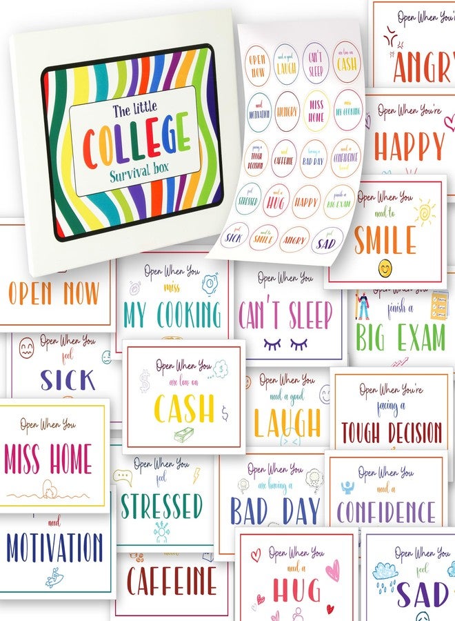 STOFINITY Open When Envelopes For College Student Gifts - 20 Open When Letters Kit For Daughter, Going Away To College Gifts For Girls, Back To School Gift For Boyfriend - Image 1
