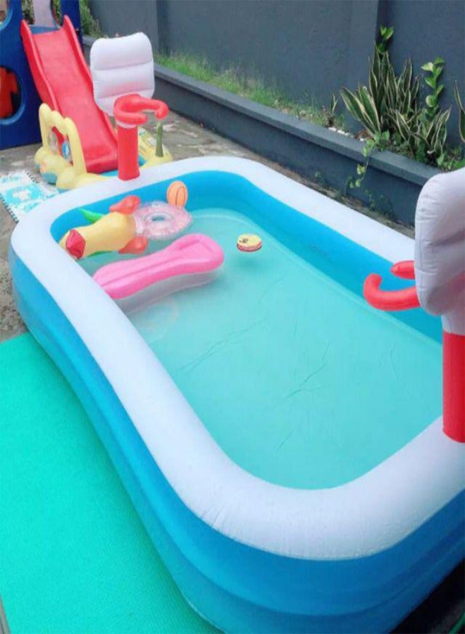 Bestway بركة كرة السلة القابلة للنفخ من بست واي 253X168X102 سم -26-54122 - Image 3