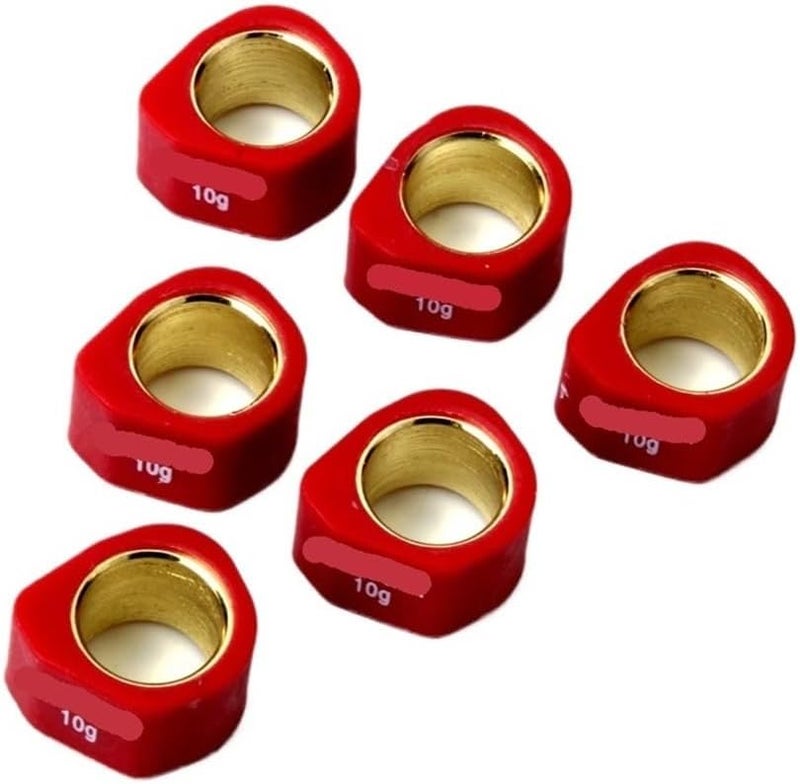 Motorcycle 6PC Racing Variator Roller Weights 20x15mm 8g 10g 13g 15g 19g Fit For LX 125cc 150cc(20x15mm 10g) - Image 2