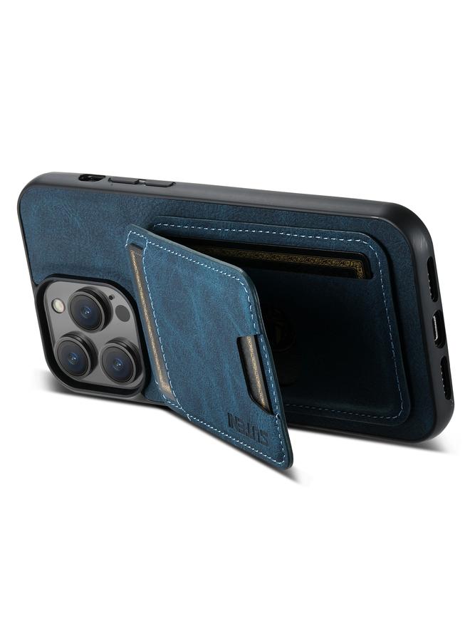 Suteni Case For iPhone 14 Pro H02 Litchi Leather Card Wallet Stand Back Phone Case - Image 4