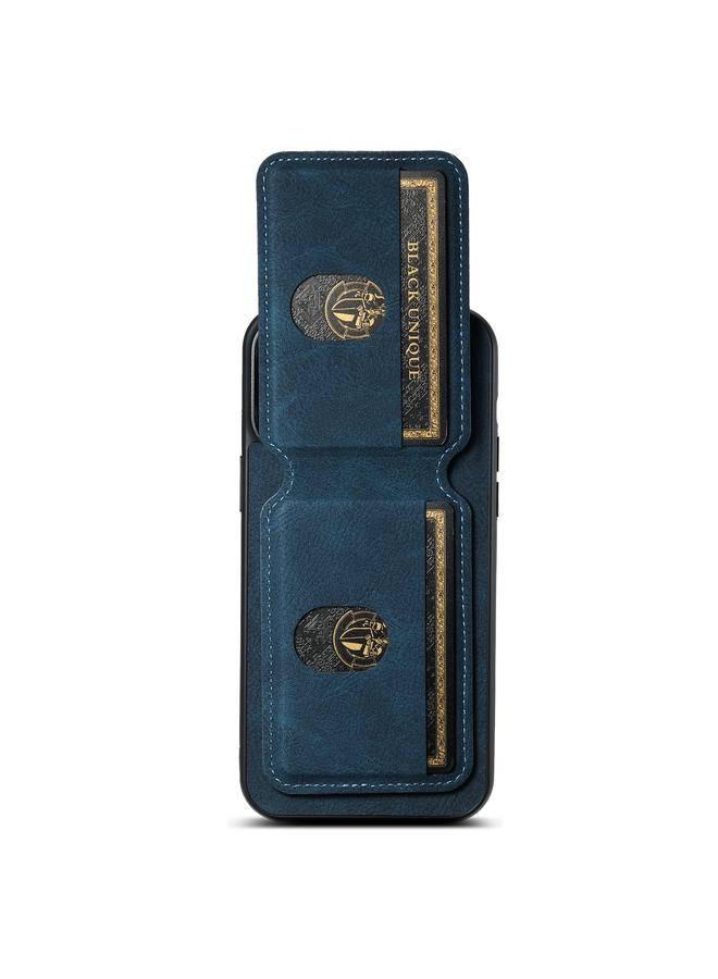 Suteni Case For iPhone 14 Pro H02 Litchi Leather Card Wallet Stand Back Phone Case - Image 5