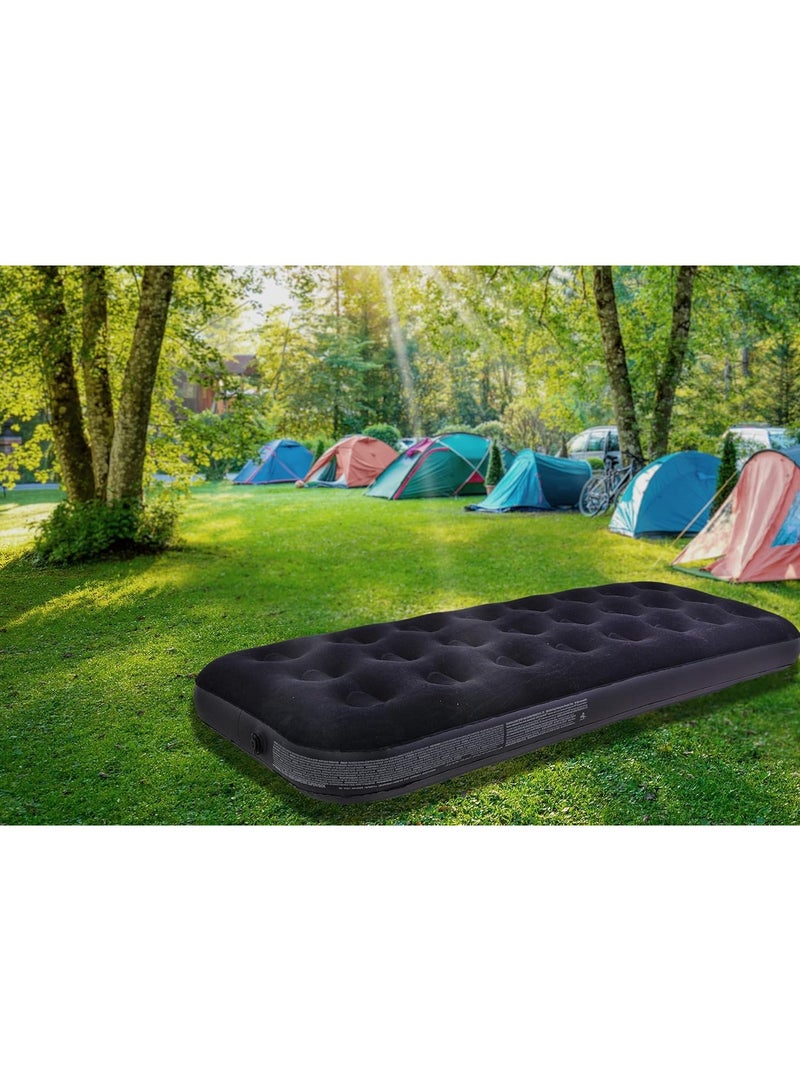 فول جوي مرتبة هوائية/مرتبة تخييم قابلة للنفخ أسود 191 x 73 x 22 سم - Image 2