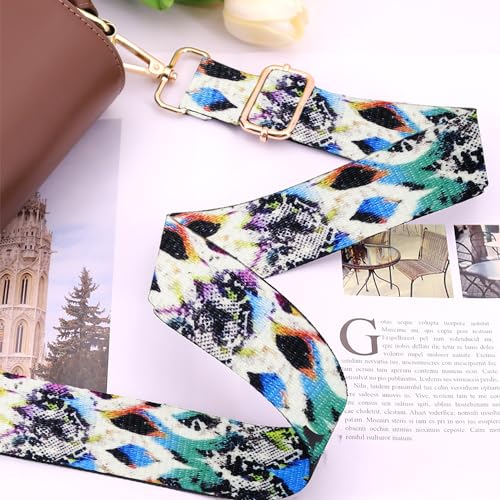 Grosun 6 Pieces Purse Straps Replacement Crossbody Straps for Purses 1.5 Inches Purse Strap Purse Replacement Straps for Handbags Shoulder Strap (Retro Style) - Image 3