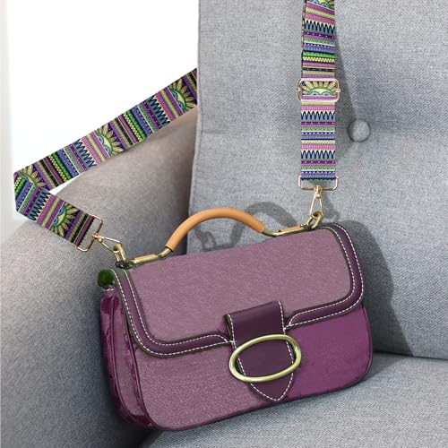 Grosun 6 Pieces Purse Straps Replacement Crossbody Straps for Purses 1.5 Inches Purse Strap Purse Replacement Straps for Handbags Shoulder Strap (Retro Style) - Image 4