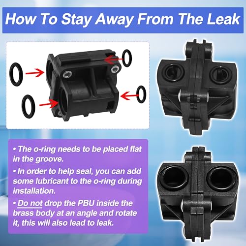 TycoonWon 2PCS GP500520 Pressure Balancing Unit Cartridge (SHOWER) Compatible with Kohler GP77759,GP77886 Mixer Cap,Replacement for rite-temp bath and 1/2" pressure balancing shower valves with single handle - Image 5