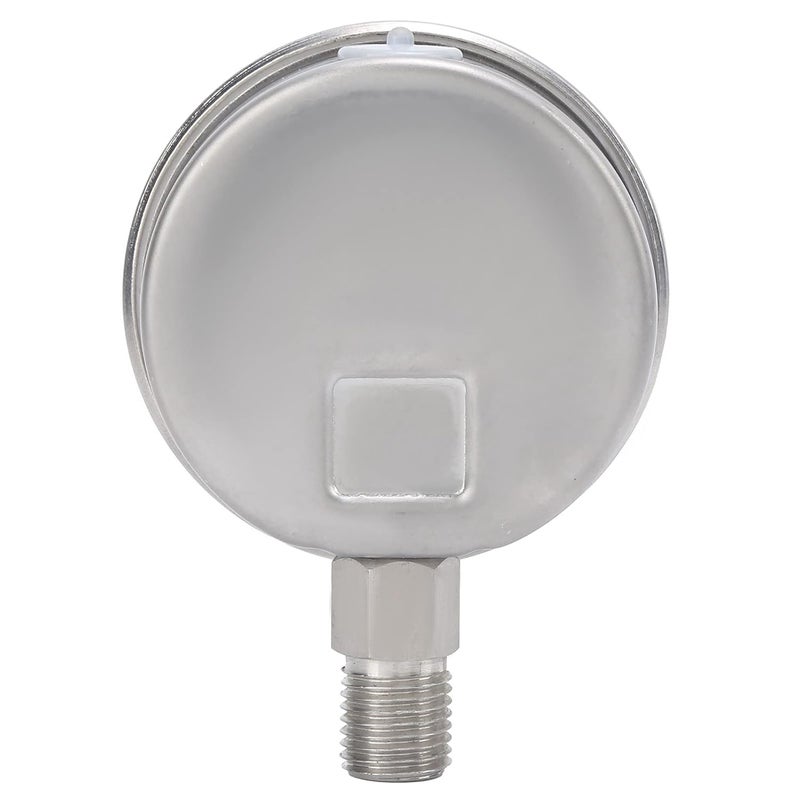 Stainless Steel Pressure Gauge 0 1 0MPa M14x1 5 Vertical Installation Durable Metal Casing - Image 5