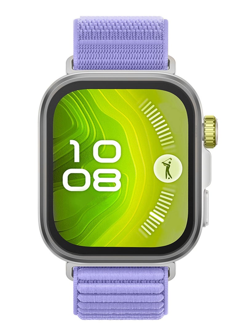 Premium Magnetic Loop Watch Band for Huawei Watch 4 & Watch 4 Pro – Adjustable, Soft & Durable Replacement Strap Lavender - Image 5