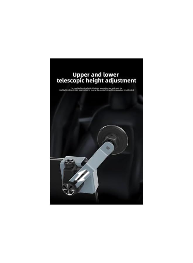 S-TOP Car Phone Holder Aluminum MagSafe Car Mount 3-Knob Control Car Phone Holder 360° Rotation Fit for Tesla Model 3/Y/S Compatible with iPhone 16/15/14/13/12 - Image 3
